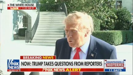 Trump gaggle