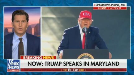 Will Cain and Donald Trump