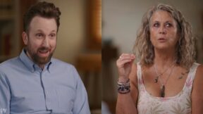 Jordan Klepper interviewing Yvonne St Cyr on The Daily Show