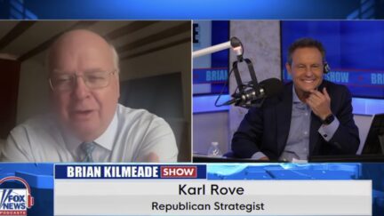 Brian Kilmeade interviewing Karl Rove
