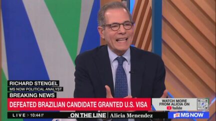 MS NOW analyst Richard Stengel bogusly claimed President Donald Trump called neo-Nazis 