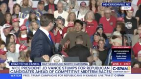 JD Vance rally
